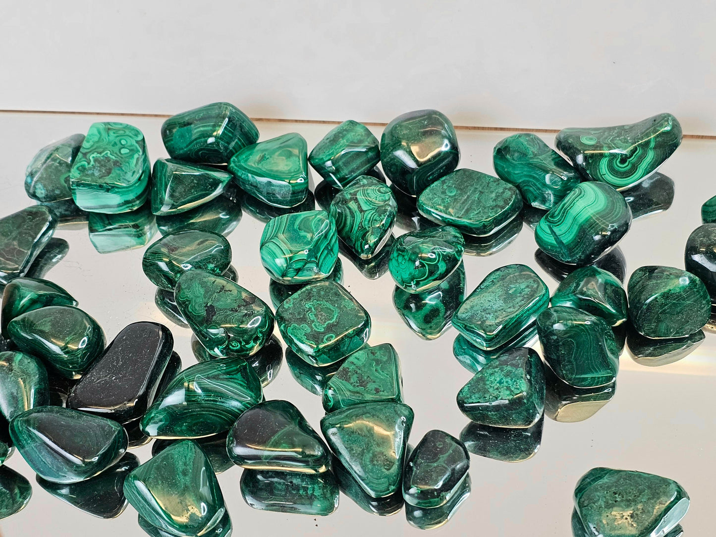 Malachite Crystal Tumblestones Natural