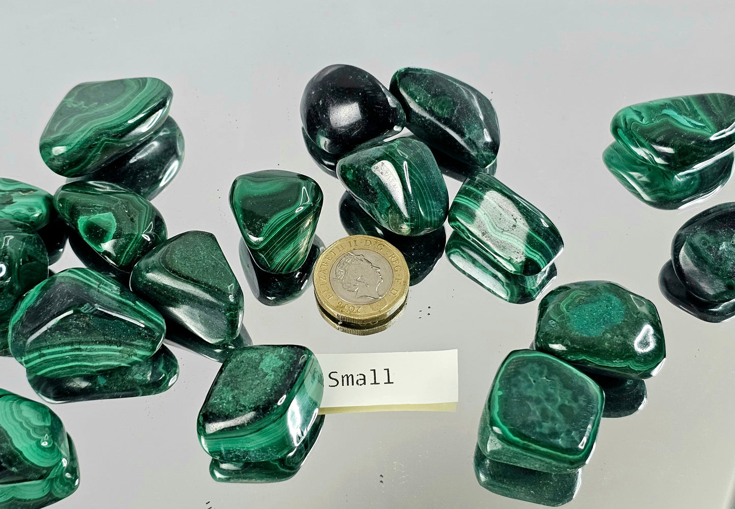 Malachite Crystal Tumblestones Natural