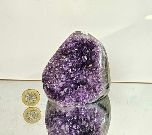 Uruguayan Dark Amethyst Geode Small