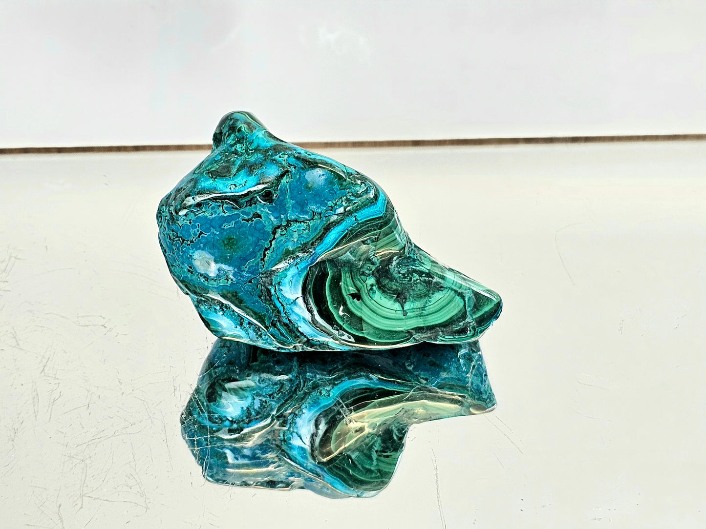 Large Chrysocolla Crystal Polished