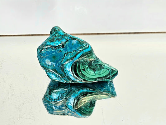 Large Chrysocolla Crystal Polished