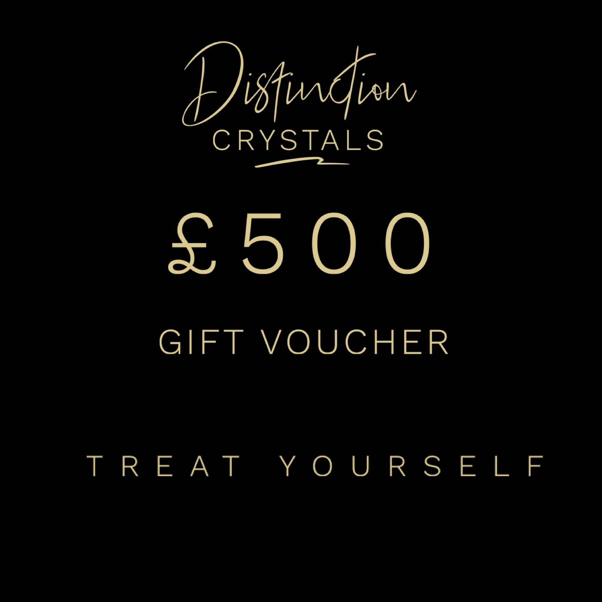 Online crystal shop digital gift voucher, perfect for any occasion