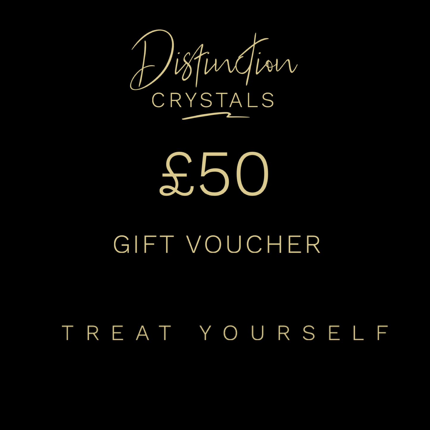 Digital crystal shop gift voucher—ideal for gifting crystal lovers and collectors